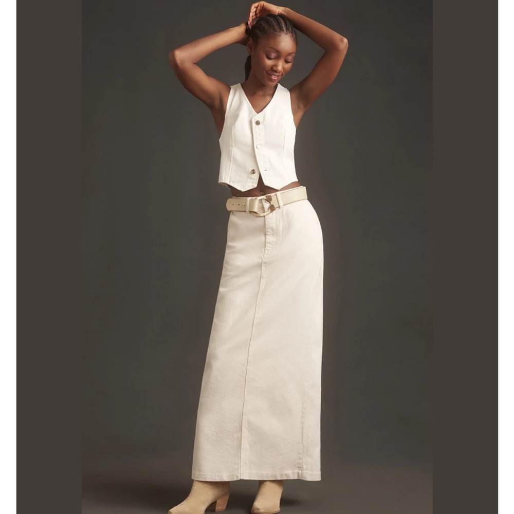 Reformation Jeans : Myles Denim Maxi Skirt